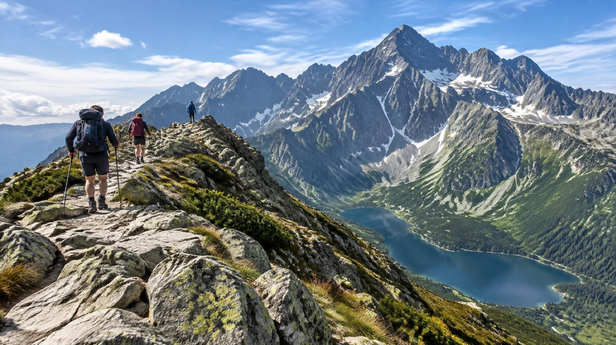 mountain peak view