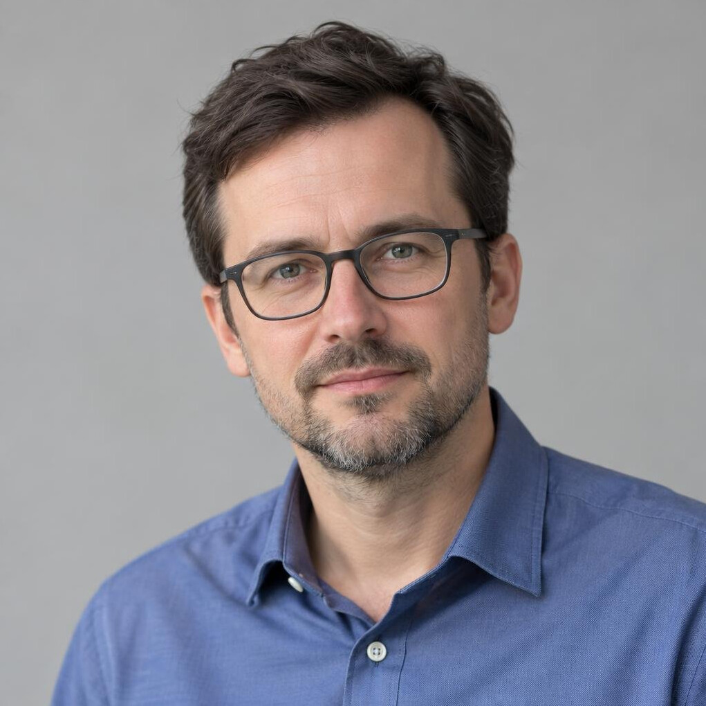 Portrait of a man city editor