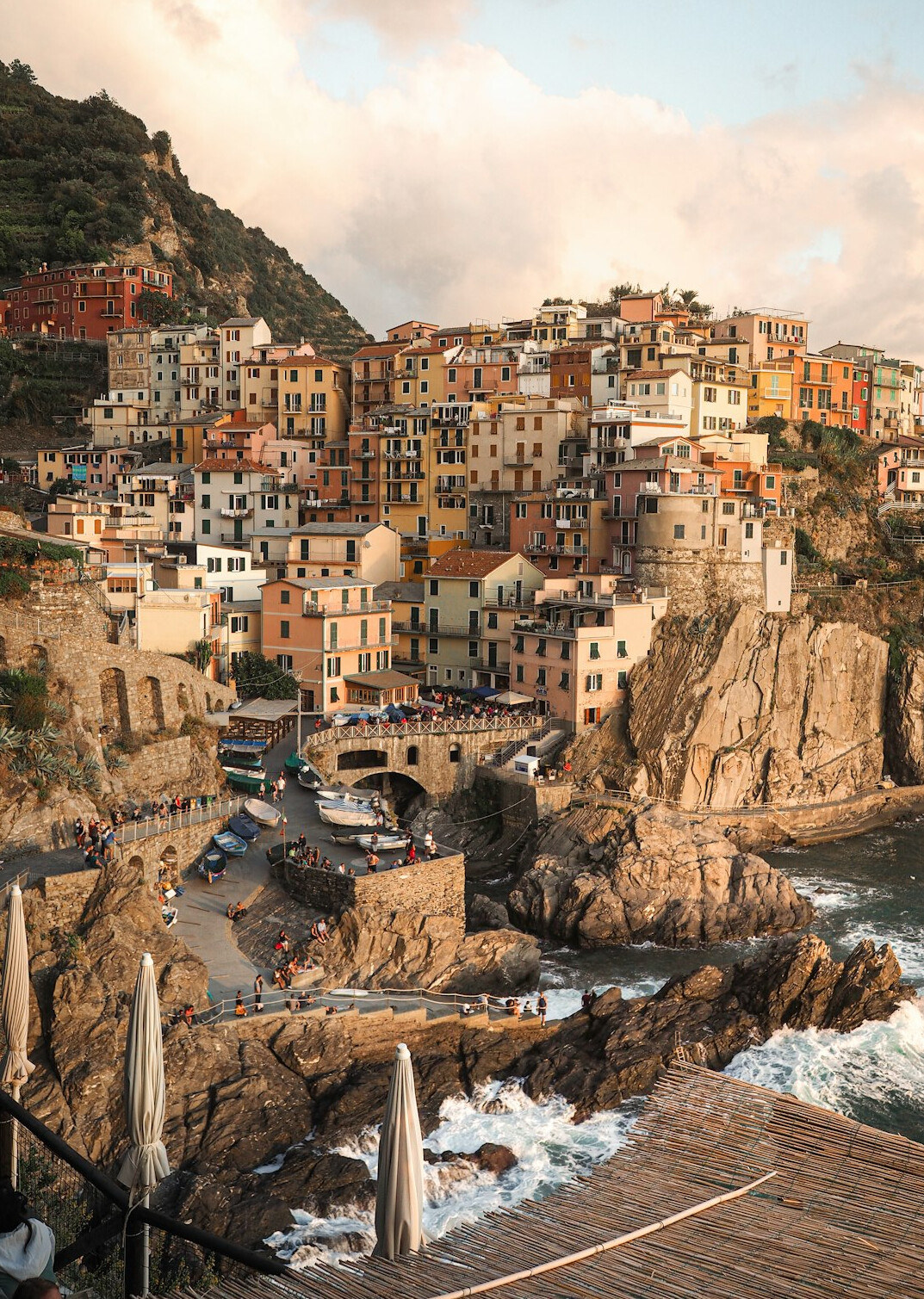 Cinque Terre colorful village on the Italian coast